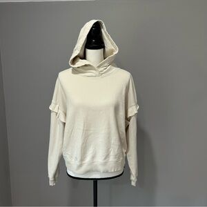 AMERICAN EAGLE | Ruffle Sleeve Hoodie, Size S